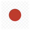 Japao Bandeira Circulo Icon