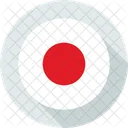 Japon Asia Circulo Icono