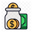 Jar Money Coin Icon