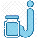 Jar Alphabet Shape And Symbol Icon