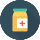 Jar Lozenge Medicine Icon