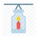 Jar Upcycling Candle Icon