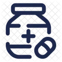 Jar Of Pills Medicine Pills Icon