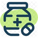 Jar Of Pills Medicine Pills Icon