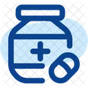 Jar Of Pills Medicine Pills Icon