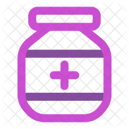 Jar of pills  Icon