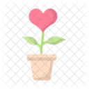 Jardin De Corazones Flor Del Amor Amor Icon