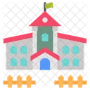Jardin De Infantes Guarderia Preescolar Icono