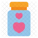Jarra com amor  Ícone