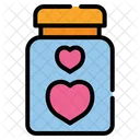 Jarra com amor  Ícone