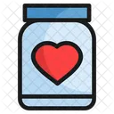 Jarra Coracao Amor Ícone
