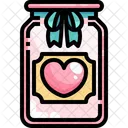 Pote De Amor Recipiente De Amor Pote Romantico Ícone