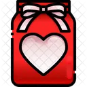 Jarra De Amor Jarra Jarra De Comida Ícone
