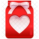Jarra De Amor Jarra Jarra De Comida Ícone