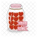 Jarra De Coracao Amor Coracao Ícone