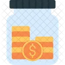 Jar Servicos Bancarios Moedas Icon