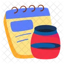 Jarra Calendario Data Icon