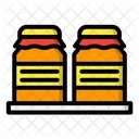 Jars Food And Restaurant Jelly Icon