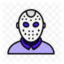 Jason Voorhees Hockey Mask Machete Icon