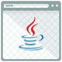 Java、 Webページ、ウィンドウ アイコン