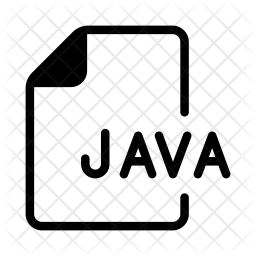 Java file Icon - Download in Glyph Style