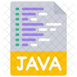 Java File Icon - Download in Flat Style