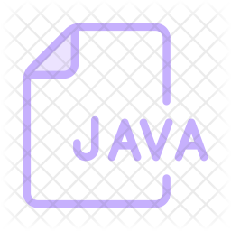 Java file Icon - Download in Colored Outline Style