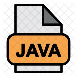 Java file Icon - Download in Colored Outline Style