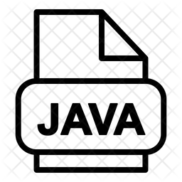 Java File Icon - Download in Line Style