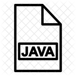 Java File Icon - Download in Line Style