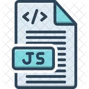 Java Script Programming Coding Icon