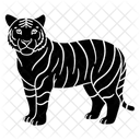 Javan Tiger Animal Fauna Icon
