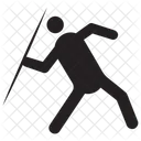 Javelin Olympic Game Sportsman Icon