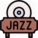 Jazz Vinil Musica E Multimidia Ícone