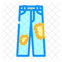 Jeans Patches Thrift Icon