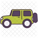 Transport Vehicle Jeep Icon