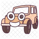 지프 여행 차량 사막 차량 아이콘
