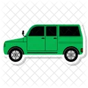 Car Green School Icon
