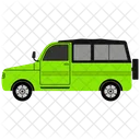 Car Green School Icon