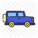 Offroad Jeep Car Icon