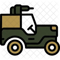 Jeep del ejército  Icono