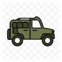 Jeep Vehicle Military Icon