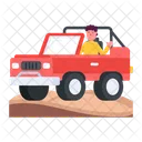 Jeep Ride Off Roader Suv Car Icon