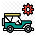 Jeep Service Car Travel Icon