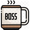 Jefe De Cafe Taza Bebida Icono