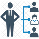 Construccion Relaciones Trabajo En Equipo Icon
