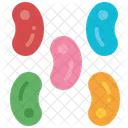Jelly Bean Candy Sweet Icon