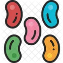 Jelly Bean Candy Sweet Icon