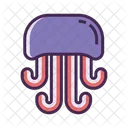 Jellyfish Sea Fish Icon