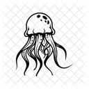 Jellyfish Sea Fish Icon